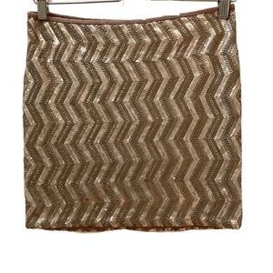 Free People Sequinned Mini Skirt